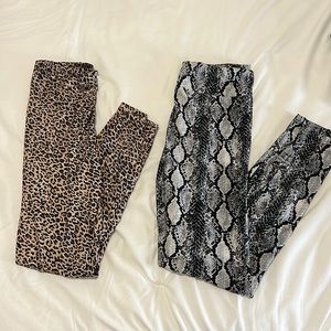 Patterned leggings